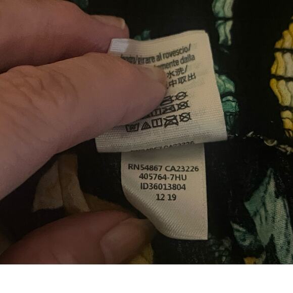 PINK VICTORIA'S SECRET SMOCKED WAIST LEMON PRINT SHORTS LARGE BLACK YELLOW - Picture 5 of 11